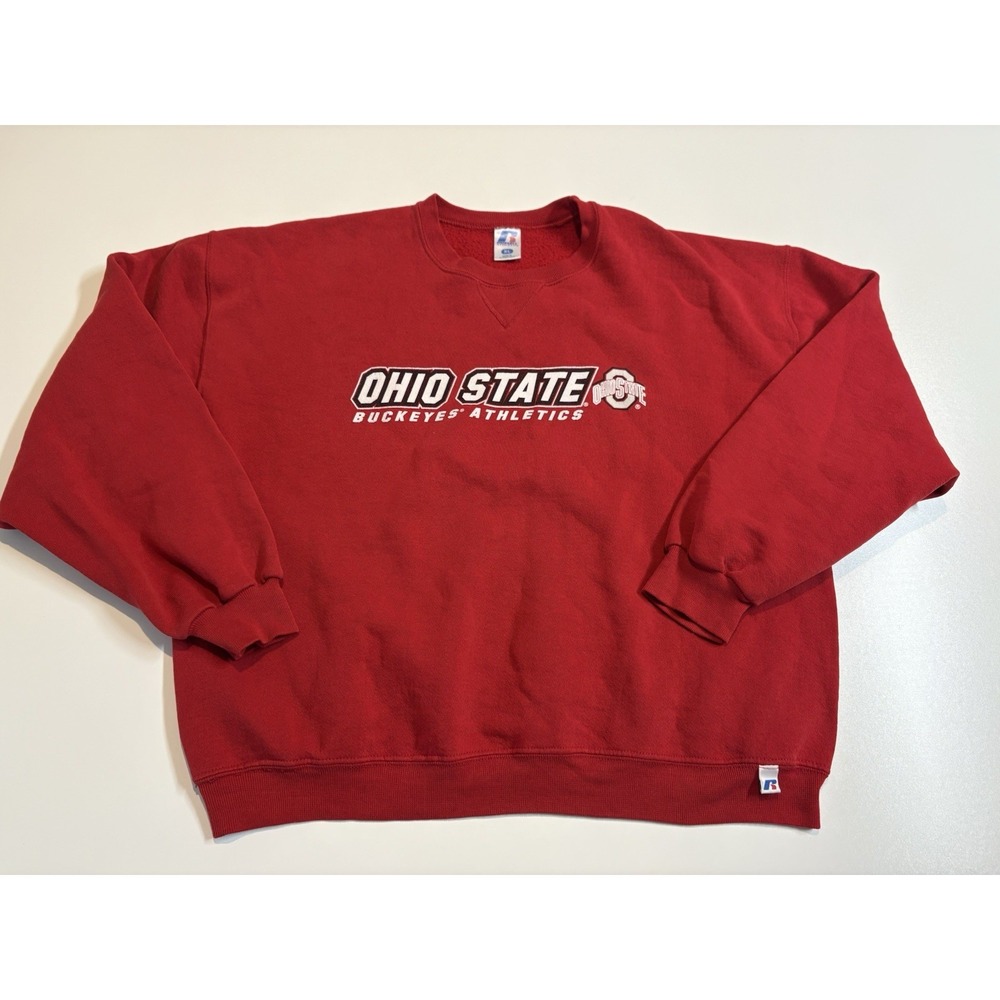 Russell Athletic Red Ohio State Sweatshirt